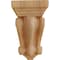 Ekena Millwork 5 1/4"W x 5 1/4"D x 9 1/2"H Devon Traditional Wood Corbel, Red Oak CORW05X05X09DERO - alternate 3